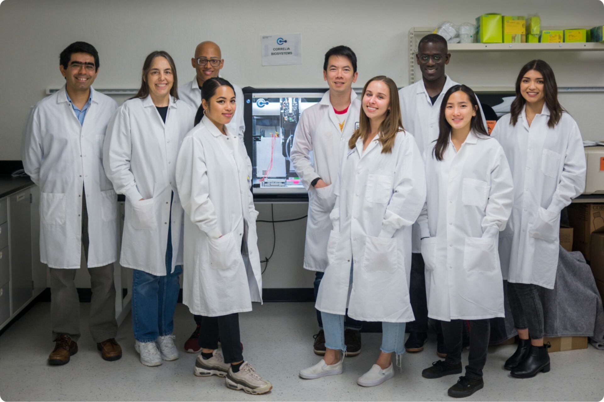 Correlia Biosystems team. Click to read the article 'After Adversity, Success Beckons,' featuring insights on their company.